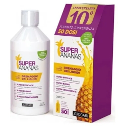 Zuccari Super Ananas 500 Ml - Integratore per il drenaggio dei liquidi