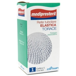 Medipresteril Rete Tuboolare Elastica Torace Calibro 5 - Fissaggio Medicazione 4 m Tesi