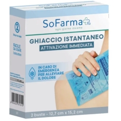 2 Buste Di Ghiaccio Istantaneo Ad Attivazione Immediata