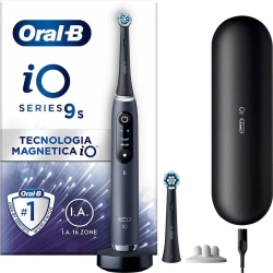 ORAL B iO Series 9 - Spazzolino Elettrico con 2 Testine e 1 Custodia Da Viaggio Ricaricabile