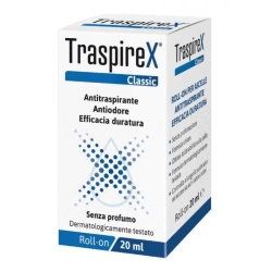 Traspirex Classic - Deodorante Antitraspirante Senza Profumo Roll-On 20 ml