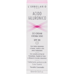 Acido Ialuronico CC Cream SPF 20 - Crema Viso Tonalità Caramello 50 ml