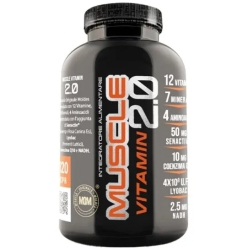 Moldes Net Integratori Muscle Vitamin 2.0 Gusto Neutro 120 Compresse - Integratore Multivitaminico E Multiminerale