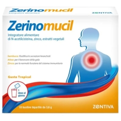 Zerinomucil 10 Bustine - Integratore Per Le Vie Aeree