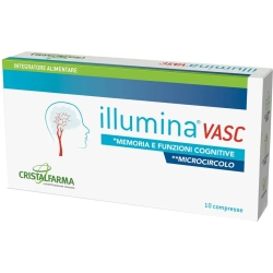 Illumina Vasc 10 Compresse - Integratore Per Memoria E Le Funzioni Cognitive