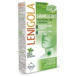 Lenigola 2Act Menta-Eucalipto - 20 Caramelle Balsamiche