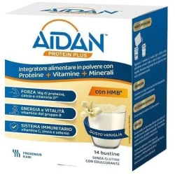 Aidan Protein Plus vaniglia 14 bustine - integratore di proteine