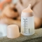 Suavinex ZERO ZERO Medium 3M+ - Biberon anticolica con flusso medio 270 ml - Light nude
