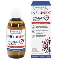 Influnex Immuno Bimbi 200 Ml - Integratore per il sistema immunitario