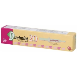 Duelmint 20 - Pasta Orale 20 Mg/Ml + 1 Mg/Ml - Siringa Per Cani E Gatti 15Ml
