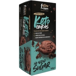 Keto Cookies Cacao con cioccolato fondente - Biscotti proteici 160 g