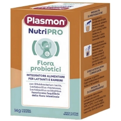 Plasmon Nutri Pro Flora Probiotici 14 Bustine - Integratore Di Probiotici