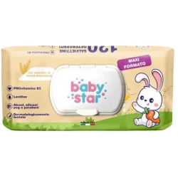 120 Salviettine umidificate con Avena Biologica