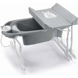 Idro Baby Estraibile Coniglio - Fasciatoio Per Bambini N. 265 Coniglio - Grigio