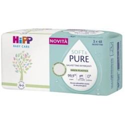 Hipp Soft & Care - 3 Confezioni Da 48 Salviettine Detergenti