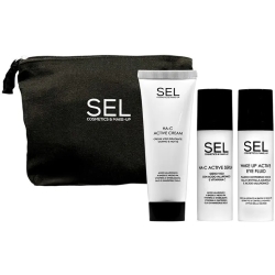 Set Idratante E Illuminante Viso E Occhi + Pochette