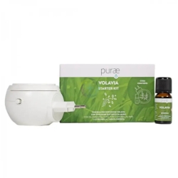 Purae Volavia Starter Kit - Diffusore elettrico da muro + Ricarica da 10 ml