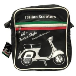 Italian Scooters - Borsello 22x25x5 cm Nero