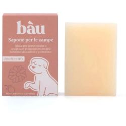 Bau Cosmesi Sapone Per Le Zampe Protettivo Con Burro Di Karitè E Calendula 100 G