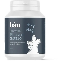 Bau Cosmesi Controllo Placca E Tartaro - Mangime Complementare Per Cani 120 G