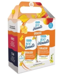 NOVA.100 drenante GRASSI con Cassia 2x300 ml - Integratore per il peso corporeo