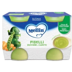 Omogeneizzato Piselli, Zucchine e Carote - 2 Vasetti da 130 g