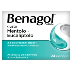 Benagol Gusto Mentolo-Eucaliptolo - Antisettico Del Cavo Orale 24 Pastiglie