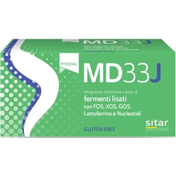 MD33 J 10 Bustine - Integratore Per La Flora Intestinale Per Bimbi