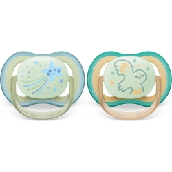 Avent SCF376/18 Ultra air nighttime 0-6M - 2 succhietti