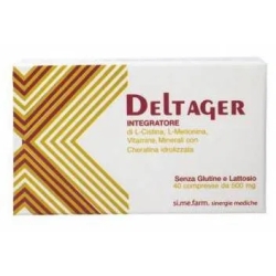 Deltager 40 Compresse - Integratore Per Capelli E Unghie