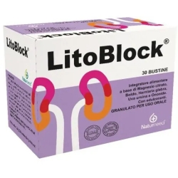Litoblock 30 bustine - Integratore per le vie urinarie