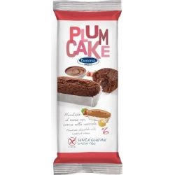 Bononia - 6 Plumcake al Cacao con crema di nocciola Senza Glutine da 45 g