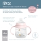 Suavinex My Family - Biberon First con manico e beccuccio in silicone - Azzurro