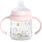 Suavinex My Family - Biberon First con manico e beccuccio in silicone - Rosa