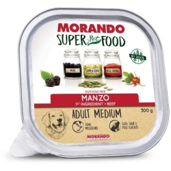 Superpetfood Adult Medium Patè Manzo - Alimento completo per cani 300 G