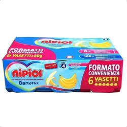 Omogeneizzato alla Banana - 6 Vasetti x 80 g