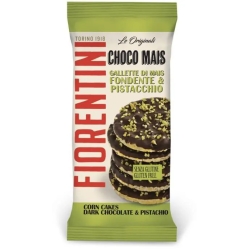 Gallette di mais ricoperte di cioccolato al pistacchio 72 g