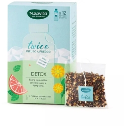Neavita Twice Detox - Infuso a Freddo 12 Filtri biodegradabili