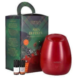 Neavita Nasoterapia - Aria di Festa - Kit Diffusore ad Ultrasuoni Bloom Holly + 2 Olii Essenziali