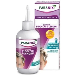 Elimina Pidocchi e Lendini - Shampoo Doppia Azione + Pettine 200 Ml Promo