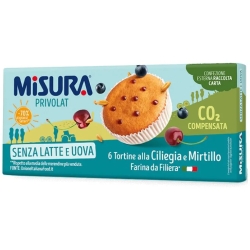 Privolat - 6 Tortine Alla Ciliegia E Mirtillo