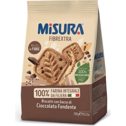 Fibrextra - Biscotti Con Gocce Di Cioccolato Fondente 290 G