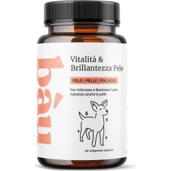 Bau Cosmesi Vitalità & Brillantezza Pelo 90 compresse - Mangime complementare per il pelo del cane