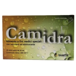 Camidra 20 Stick pack gusto Arancia - Alimento ai fini medici speciali