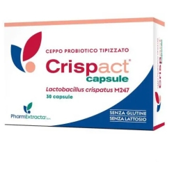 Crispact - Integratore di Fermenti Lattici Probiotici 30 Capsule