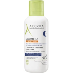 Aderma Exomega Control - Crema Notte Emolliente Ristrutturante 400 ml