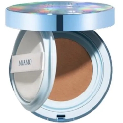 Miamo Crema Solare Viso 50 SPF Fondotinta Compatto Second Skin Mesh Cushion Foundation Protezione Alta - Bronze