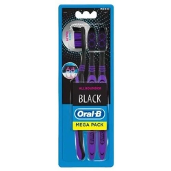 ORAL B All Rounder Black - 3 spazzolini medi