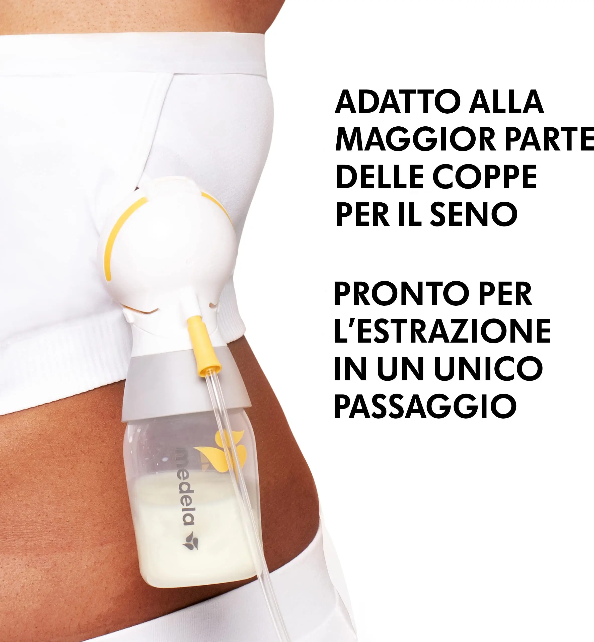 Hands-Free - Corpetto per allattamento Bianco Taglia L