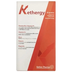 Kethergy 10 Bustine - Integratore Per Il Metabolismo Energetico